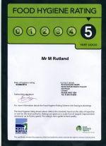 Food Hygiene Rating - Excellent - Scores on the Doors